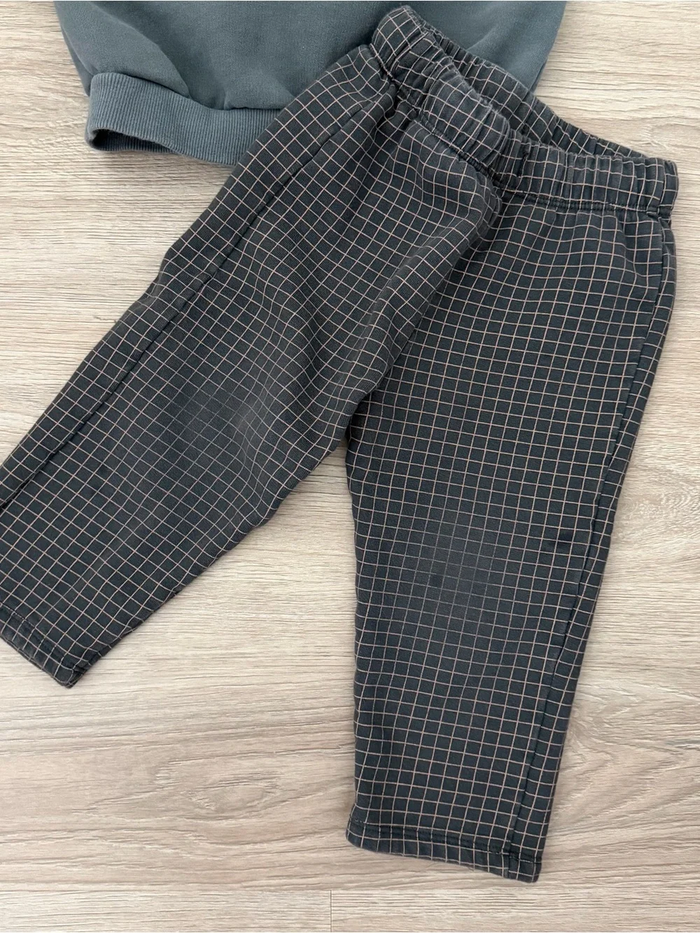 ZARA Toddler Boy London Checkered Pants Set Size 2 years